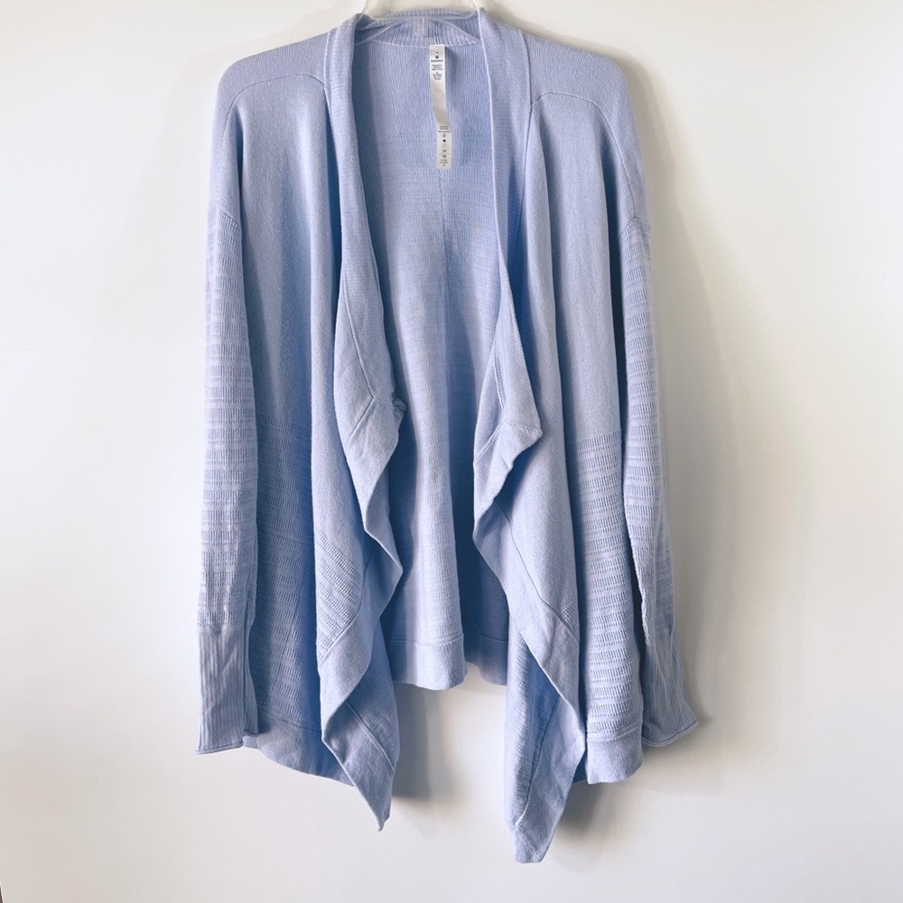 Lululemon Find Your Calm Wrap Cardigan, Lavender, Size 6
